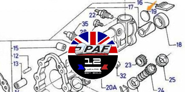 Bouchon boite Ford Type 9 5 Vitesses