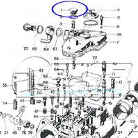 Joint couvercle Carburateur WEBER DCOE type récent