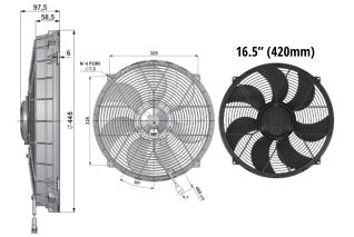 Ventilateur Comex High Power 16.5