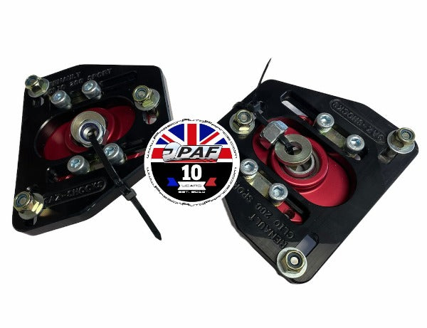 Coupelles ajustables GAZ Shock Renault Clio 3 RS Phase 2 (petit modèle)