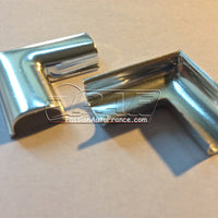 Paire de couvres joints pour jonc Chrome / Insert  chrome Pare Brise Ford Escort MK3 / MK4