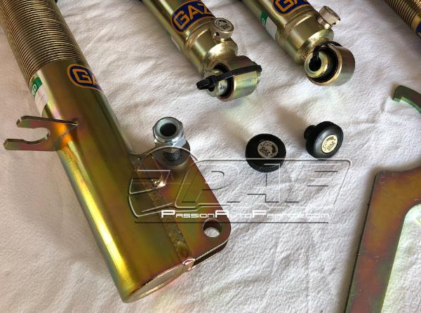 Kit Amortisseurs Combinés Filetés Réglables GAZ Shocks GHA pour Porsche 924