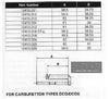 Tige commande de pompe Carburateur WEBER DCO/SP & DCOE 48.5/38.55