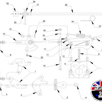 Rondelle commande accélérateur Carburateur WEBER 40 / 45 DCOE kit LP