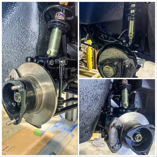 Kit amortisseurs combinés filetés réglables Gaz Shocks Alpine Renault V6 A310 Phase 1
