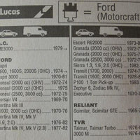 Vis Platinées Lucas EDP2 pour allumeur Ford Fomoco uniquement