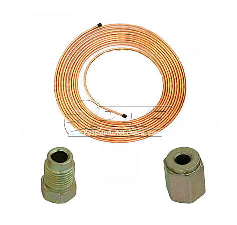 AERZETIX Conduite De Frein En Cuivre 4.76mm Avec Raccords M10x1 - 110 AERZETIX Conduite De Frein En Cuivre 4.76mm Avec Raccords M10x1 - 110