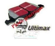 Jeu de Plaquettes de Freins Avants Golf 1.6 GTI 1981-83 / 1.8 1981-92 / 1.8 GTI 8v 1982-92 / 1.8 GTI 16v 1984-89 / Golf Cabriolet 1.8 1982-93 / Sirocco 1.6 1984-92 / Sirocco 1.8 1984-92 EBC Ultimax