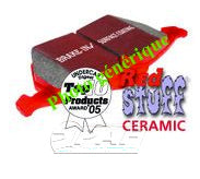 Jeu de Plaquettes de Freins Avants Golf 1.6 GTI 1981-83 / 1.8 1981-92 / 1.8 GTI 8v 1982-92 / 1.8 GTI 16v 1984-89 / Golf Cabriolet 1.8 1982-93 / Sirocco 1.6 1984-92 / Sirocco 1.8 1984-92 EBC Redstuff