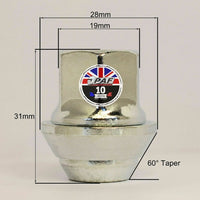 Ecrous de roues Ford Capri MK2/MK3 M12x1.5