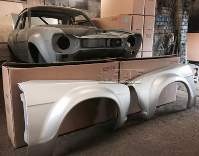 Paire d'ailes Avants Ford Escort MK1 type Bubble (tôle)