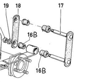Silent Bloc Oeillet Arrières Lame de Suspensions 50.8mm Ford Escort MK1 Cortina MK1 MK2