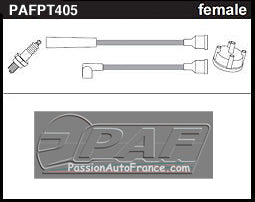 Faisceau Fils de Bougies Silicone HT 7mm  Ford Pinto 1.3 / 1.6/ 2.0