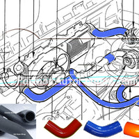 Kit Durites Silicones pour Ford Fiesta moteur Valencia