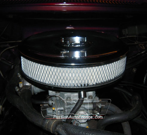 Filtre à air chrome carburateur Solex EEIT (Capri V6 et autres Ford V6)