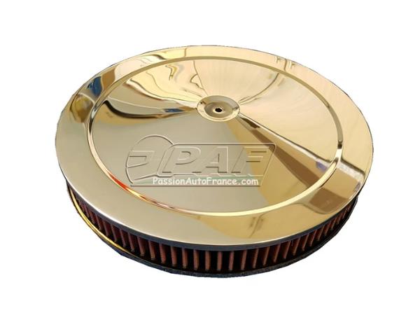 Filtre à air Chrome Rover V8 carburateur Edelbrock 500cfm