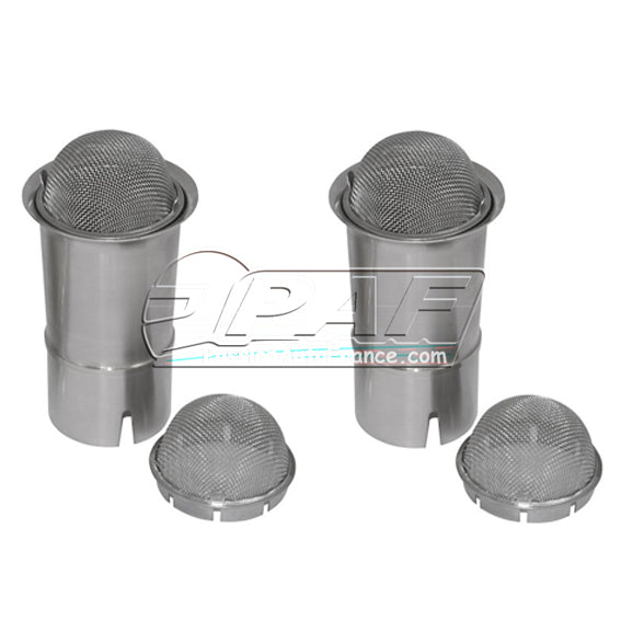 Filtres (paire) grillage cornets dome Carburateur WEBER 45 DCOE 44/48 IDF.