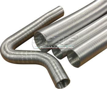 Gaine de refroidissement "boa" haute température aluminium semi rigide