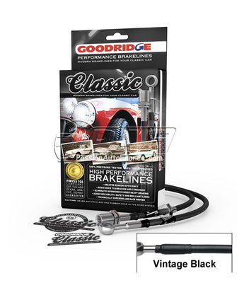 Kit Durites Freins Aviation Goodridge Classic Porsche 924 2.0 Non-Turbo 1977-1988 Acier