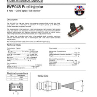Injecteur Weber / Magneti Marelli IWP048 215cc/m