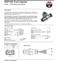 Injecteur Weber / Magneti Marelli IWP162 377cc/m