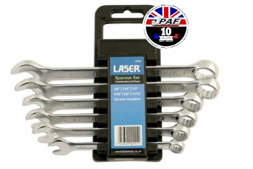 Jeu de 6 clés tailles impériales