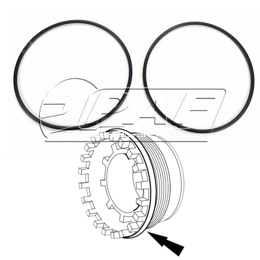 Pair of O-rings for Ford Sierra 7" and 7.5" axles