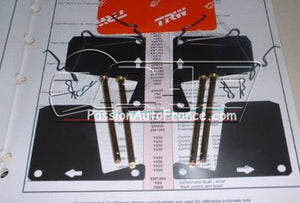 Kit Montage Plaquettes Freins Escort M1 & MK2 ; Capri MK1, MK2, MK3, Cortina MK3, MK4, MK5 - Disques non ventilés