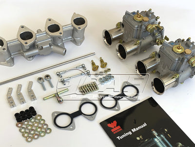 BMW 2002 and BMW E21 4-cylinder M10 engine Twin WEBER 45 DCOE carburettors Conversion kit.