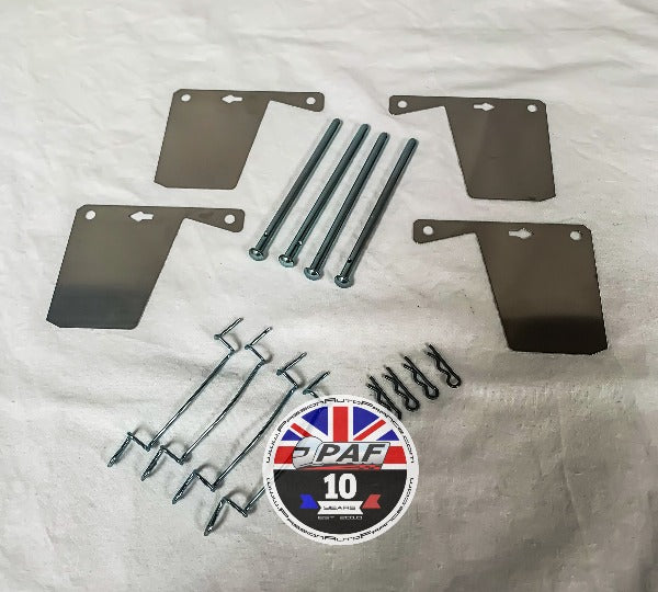 Kit Montage Plaquettes Freins Escort M1 & MK2 ; Capri MK1, MK2, MK3, Cortina MK3, MK4, MK5 - Disques Ventilés
