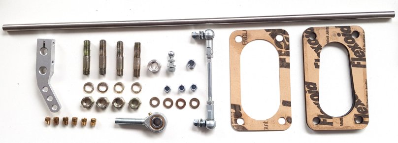 Linkage kit for mounting WEBER carburetor Volvo B18 B20