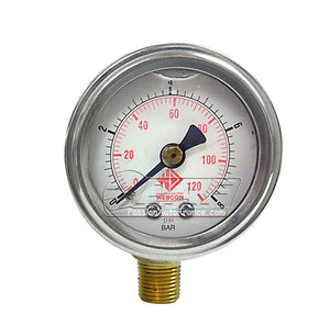 Manomètre pression d'essence 1-8 bar pour injection