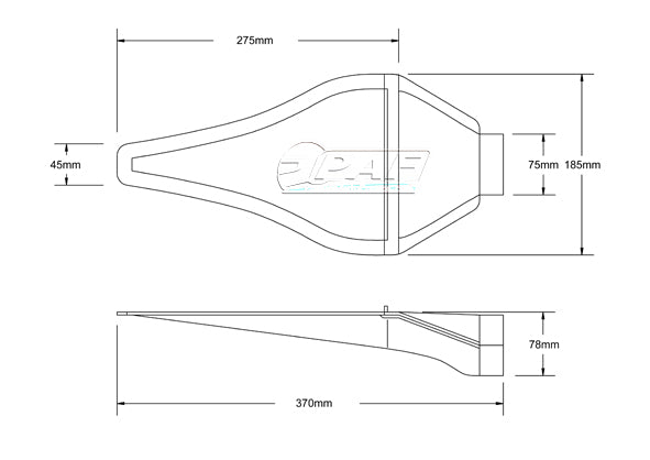76mm NACA Air Scoops