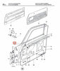 Agrafes fixation Lèche vitre (Externes) Ford Escort MK1 / MK2
