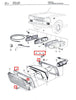 Joints clignotants Avants Ford Escort MK1