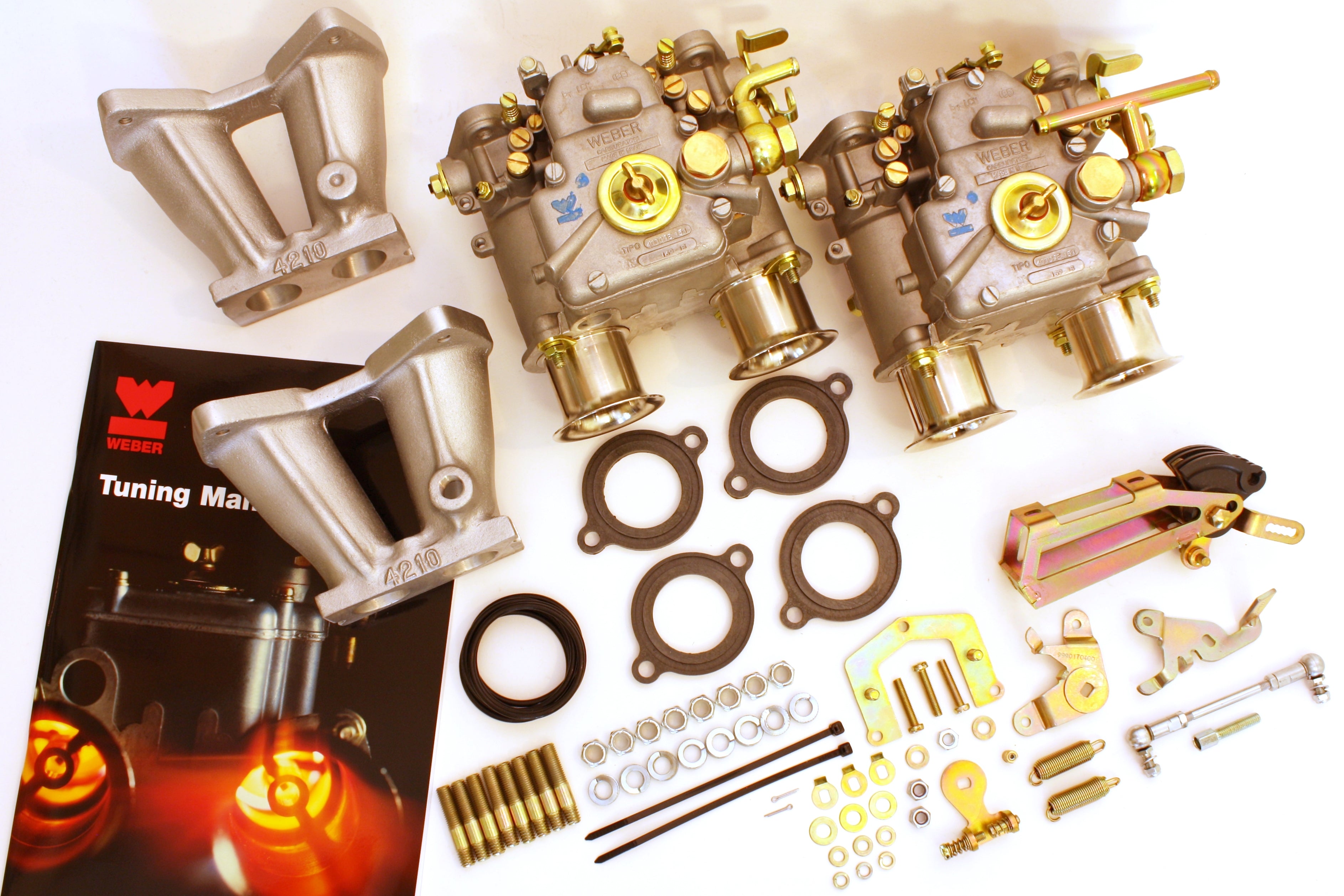 WEBER 40 DCOE Dual Carburettor Kit Ford Pre Xflow 1200/1500