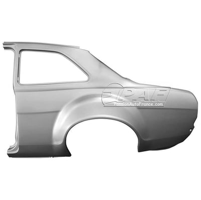 Panneau 1/4 Arrière Gauche Ford Escort MK1 avec extensions aile type ''Bubble'' intégrée