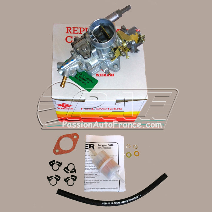 Kit Carburateur WEBER Conversion Solex 34 PBICA Peugeot 504L 1796cc 1973-1982