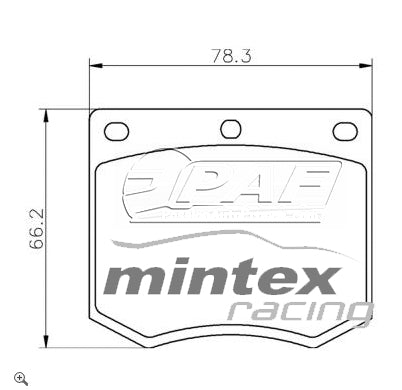 '- Plaquettes Freins Mintex Racing Ford Capri/Escort, TVR