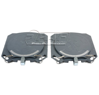 Platines de réglage de direction - Aluminium 4000 kg GUNSON