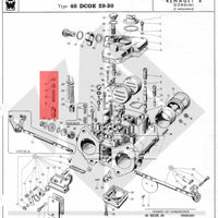 Soupape de starter Carburateur WEBER 40 DCOE / 45 DCOE