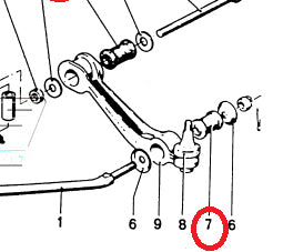 BMW E21 Front Suspension Arm Bushing Anti-Roll Bar