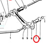 Silent Bloc bras suspension avants barre anti roulis BMW E21