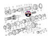 Pignon de 5eme Ford Type 9 (5 vitesse) - 19 dents