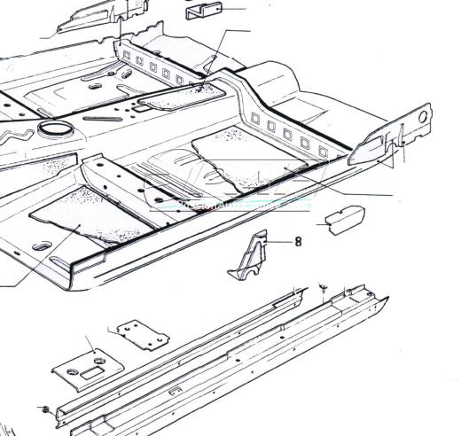 Support Cric Ford Escort MK2