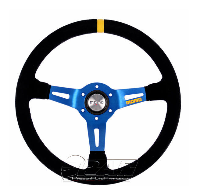 Volant MOMO MOD.08 Peau RetournÃ©e Bleu