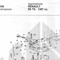 Clip Carburateur WEBER 32 DIR - 32 ICH - -34 ICEV - 40 44 48 IDF