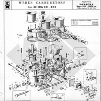 Membrane Carburateur WEBER 40 IDA3C