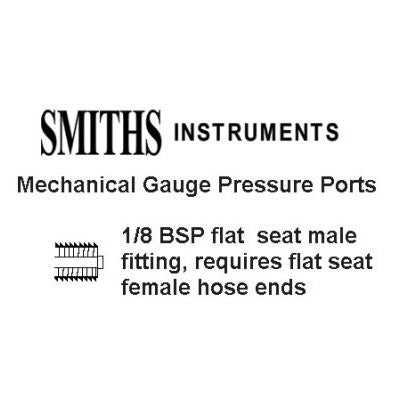Smiths Classic GT40 52mm Oil Pressure Gauge – 0–100 PSI