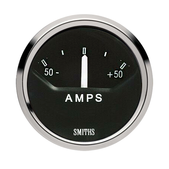 Ampèremètre Smiths Cobra 50-0-50 Amps